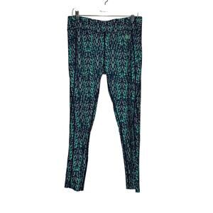The north face patterned leggings womens large athleisure workout hiking yoga